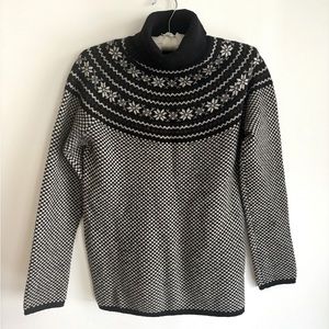 Brooks Brothers 346 100% Merino Wool Turtleneck Sweater Alpine Scandinavian